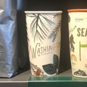 Starbucks Washington State Local Evergreen Double Wall Ceramic Tumbler